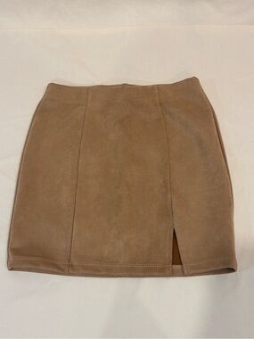 Altar'd State Suede Mini Skirt